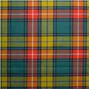 Fabric, Tartan, Wool, Plain Weave, L/W, Buchanan Tartan